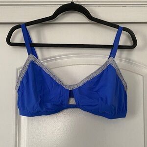Aerie XL Bralette - Blue and Gray Women's  Bra